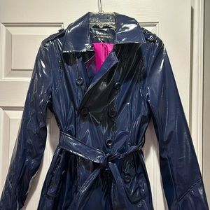 Navy Blue rain jacket size M